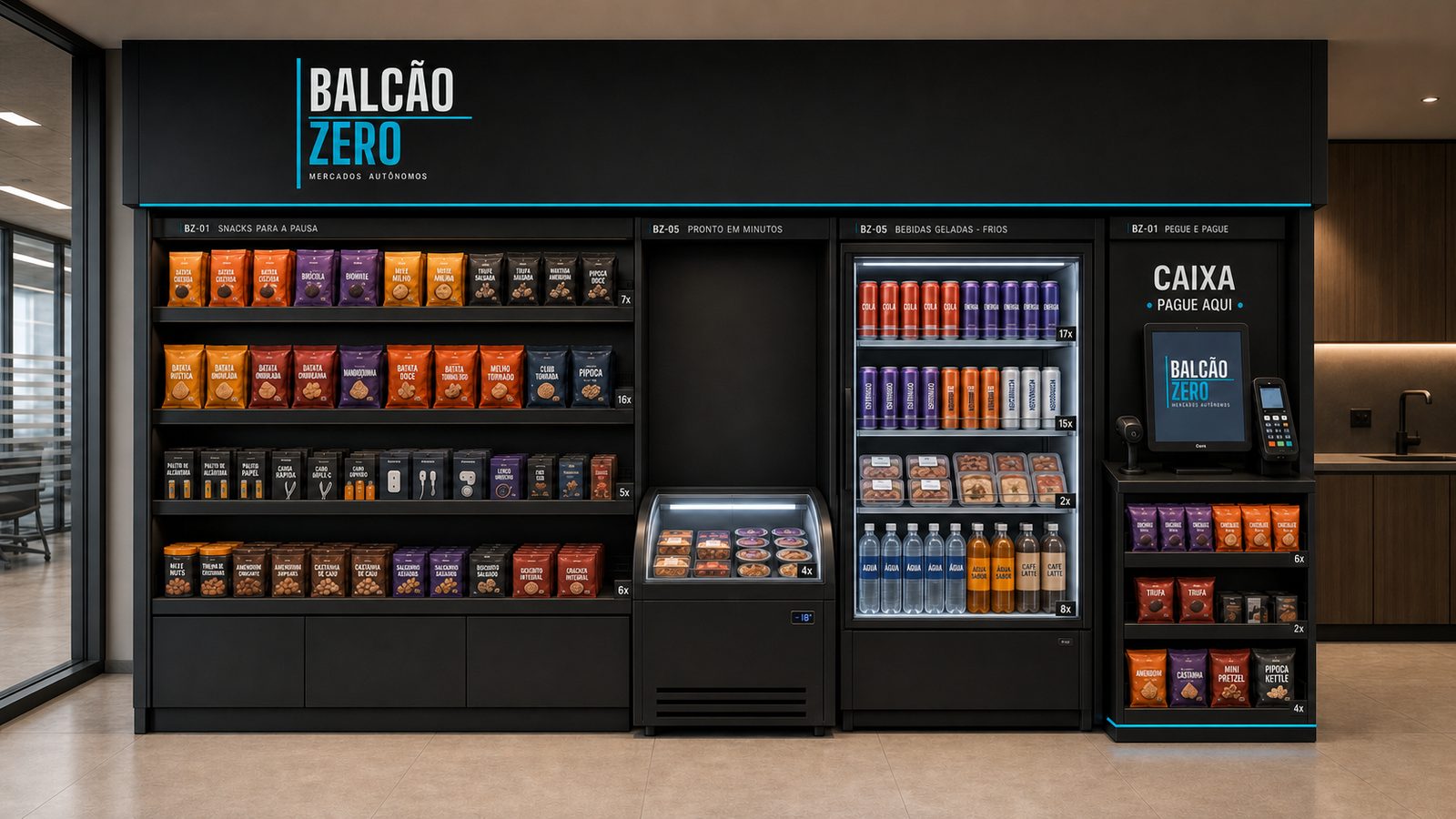 Fachada de uma unidade corporativa